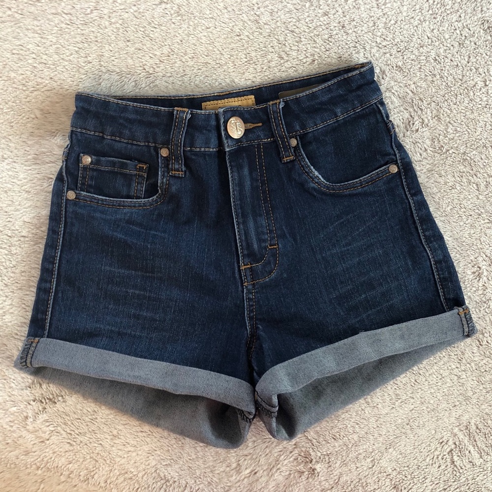 STS Blue High Waisted Denim Shorts
